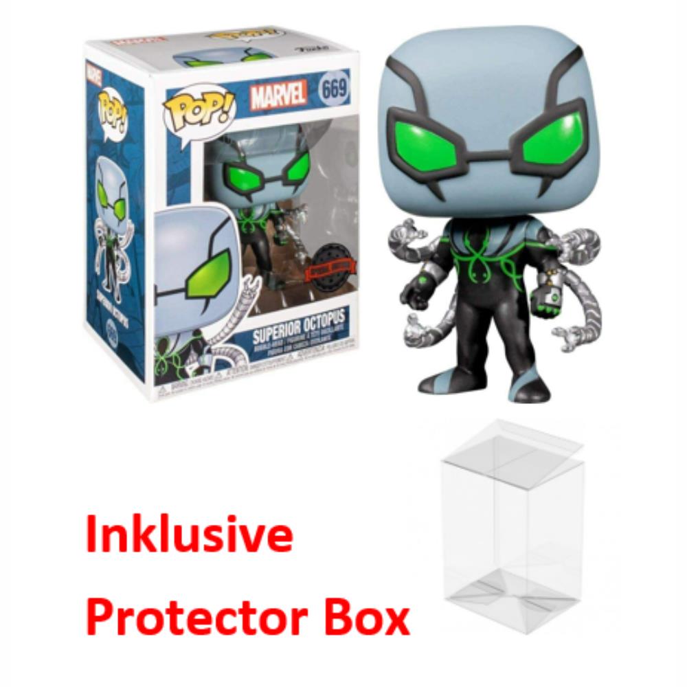 FUNKO POP Marvel #669 Superior Octopus Special Bobble-Head NEU + Protector Box