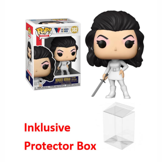 FUNKO POP WW80 #382 Wonder Woman Secret Agent Figur sealed + Protector Box