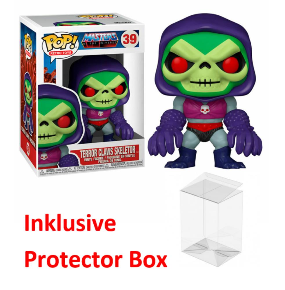 FUNKO POP Masters of the Universe #39 Terror Claws Skeletor sealed + Protector Box