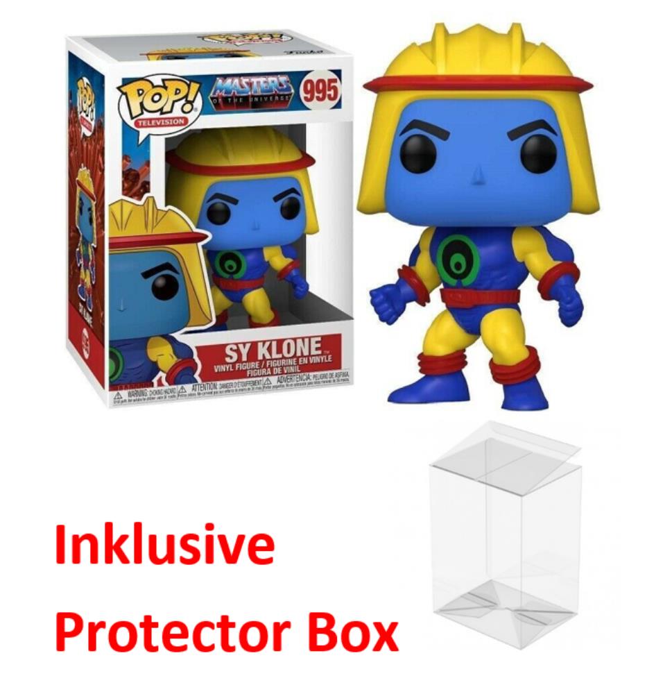 FUNKO POP Masters of the Universe #995 Sy-Klone Vinyl Figur sealed + Protector Box