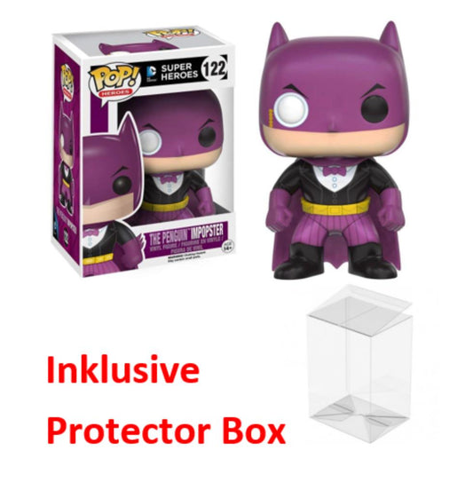 FUNKO POP Super Heroes #122 The Penguin Imposter Vinyl sealed + Protector Box