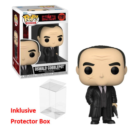 FUNKO POP The Batman #1191 Oswald Cobblepot Vinyl Figur sealed + Protector Box