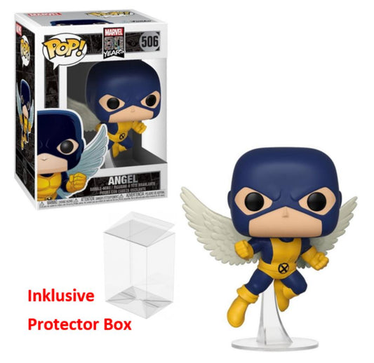 FUNKO POP Marvel 80 Years #506 Angel Bobble-Head Figur sealed + Protector Box