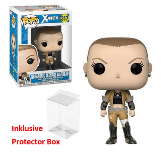 FUNKO POP X-Men #317 Negasonic Teenage Warhead Figur sealed + Protector Box