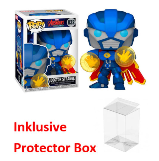 FUNKO POP Marvel Mech Strike #832 Doctor Strange Figur sealed + Protector Box