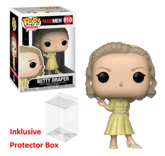 FUNKO POP Mad Men #910 Betty Draper Vinyl Figur sealed + Protector Box