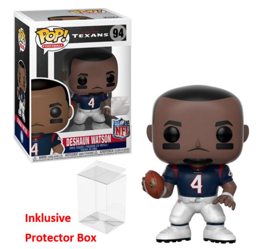 FUNKO POP NFL Houston Texans #94 Deshaun Watson Figur sealed + Protector Box