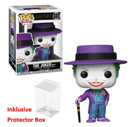 FUNKO POP Batman #337 The Joker - Batman 1989 Figur NEU sealed + Protector Box