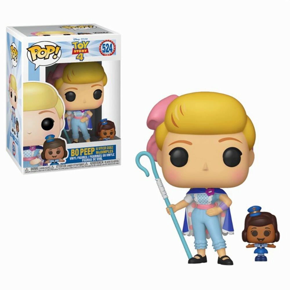 FUNKO POP Toy Story 4 #524 Bo Peep w/ Officer Giggle McDimples Figur NEU sealed