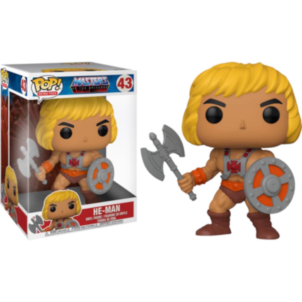FUNKO POP Masters of the Universe #43 He-Man XXl Supersized Jumbo Vinyl Figur sealed
