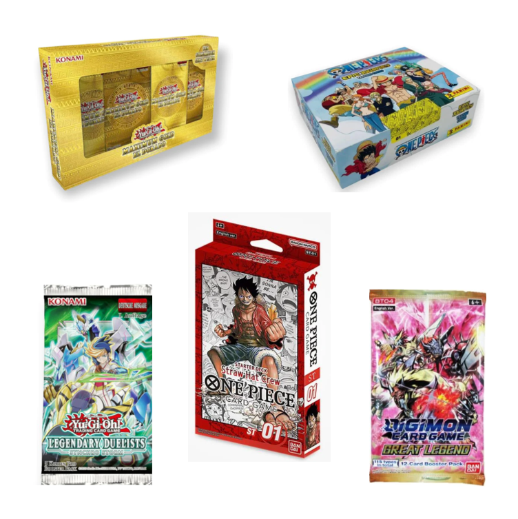 Yu-Gi-Oh, One Piece, Dragonball, Digimon & mehr