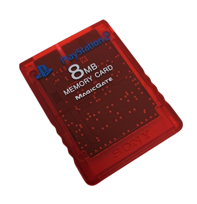 Original Sony Playstation 2 Ps2 Memory Card Speicherkarte - rot - gebraucht