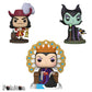 FUNKO POP Villians #1088 Evil Queen on Throne & #1081 Captain Hook & #1082 Maleficent