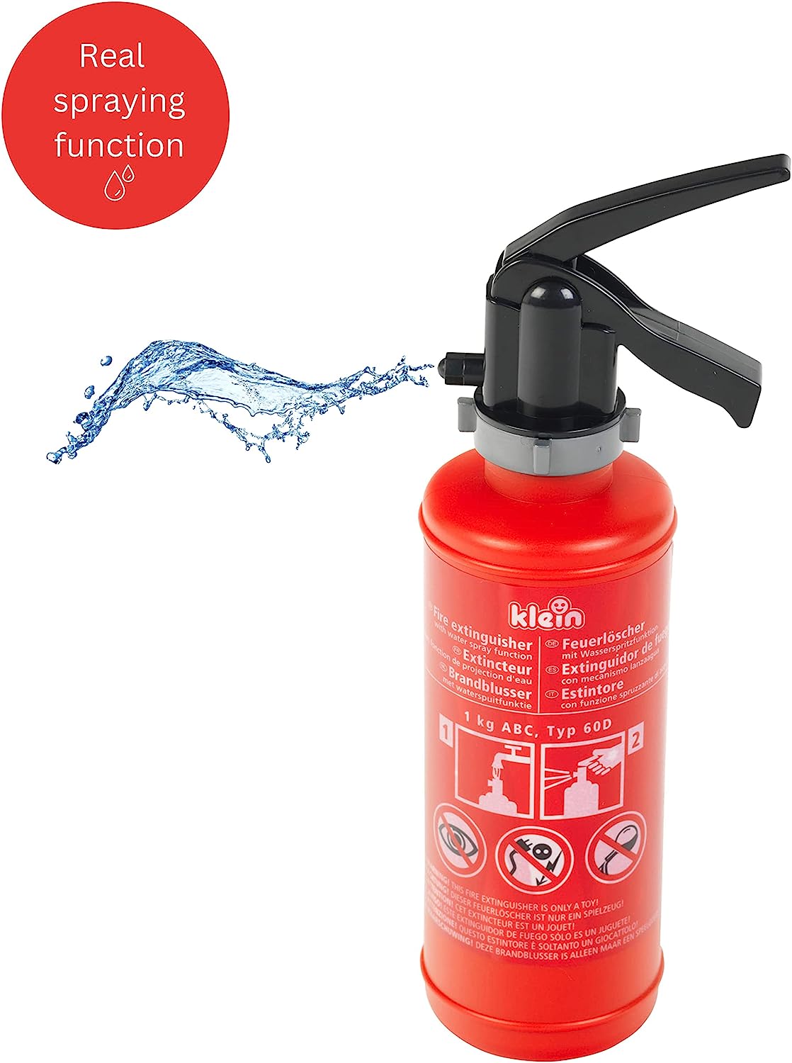 Theo Klein 8900 Fire Fighter Henry Feuerwehr-Rucksack mit Reflektor Kinder Spielzeug