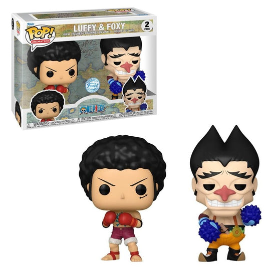 FUNKO POP One Piece 2er Pack Luffy & Foxy - Vinyl Figur - NEU