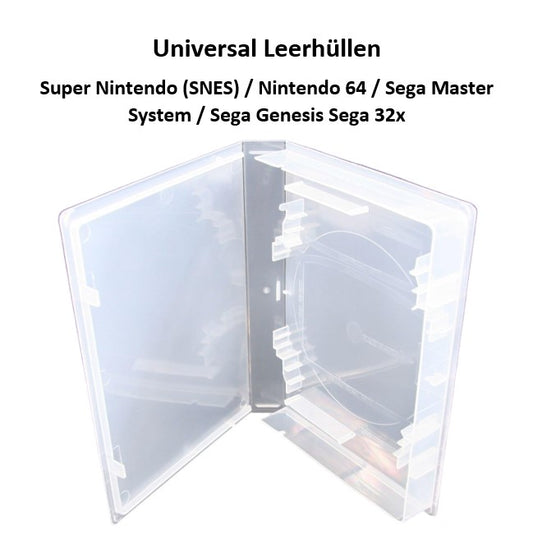 Universal SEGA Genesis SNES Nintendo N64 Leerhüllen Ersatzhüllen Hülle Case Box