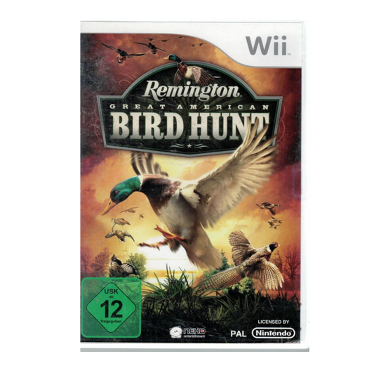 Nintendo Wii - Remington Great American Bird Hunt - gebraucht