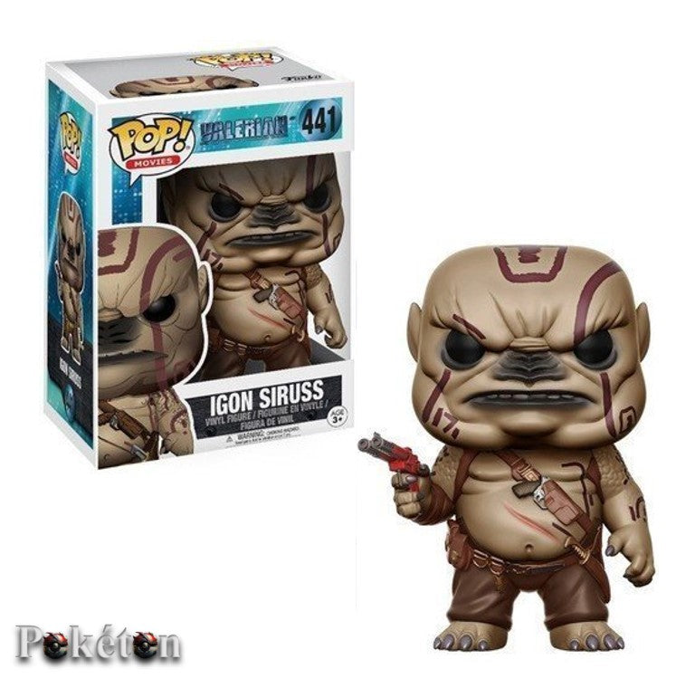 FUNKO POP Valerian #441 Igon Siruss - Vinyl Figur OVP NEU
