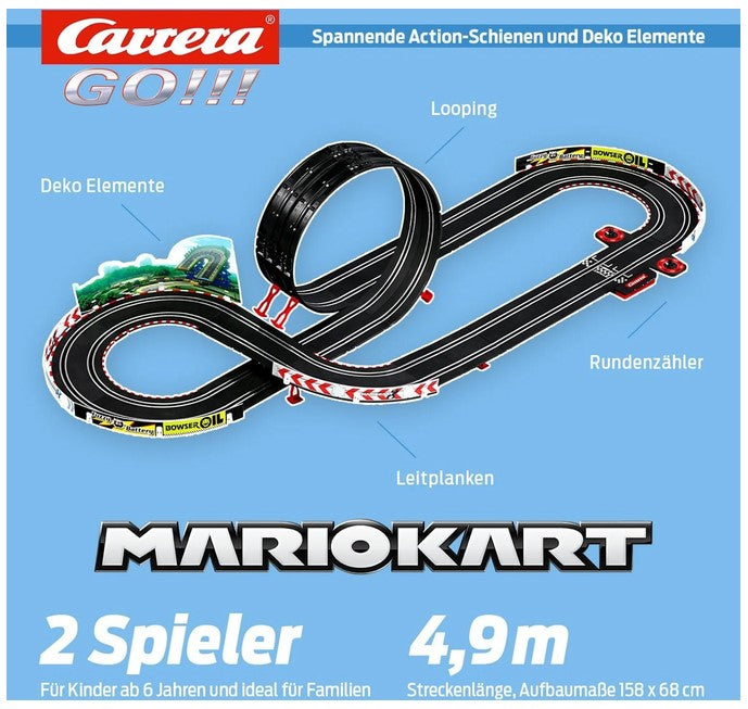 Carrera 20062491 GO!!! Nintendo Mariokart 4,9m Spielbahn Rennbahn Kinder - gebraucht