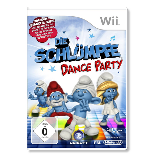 Nintendo Wii - Die Schlümpfe Dance Party - gebraucht