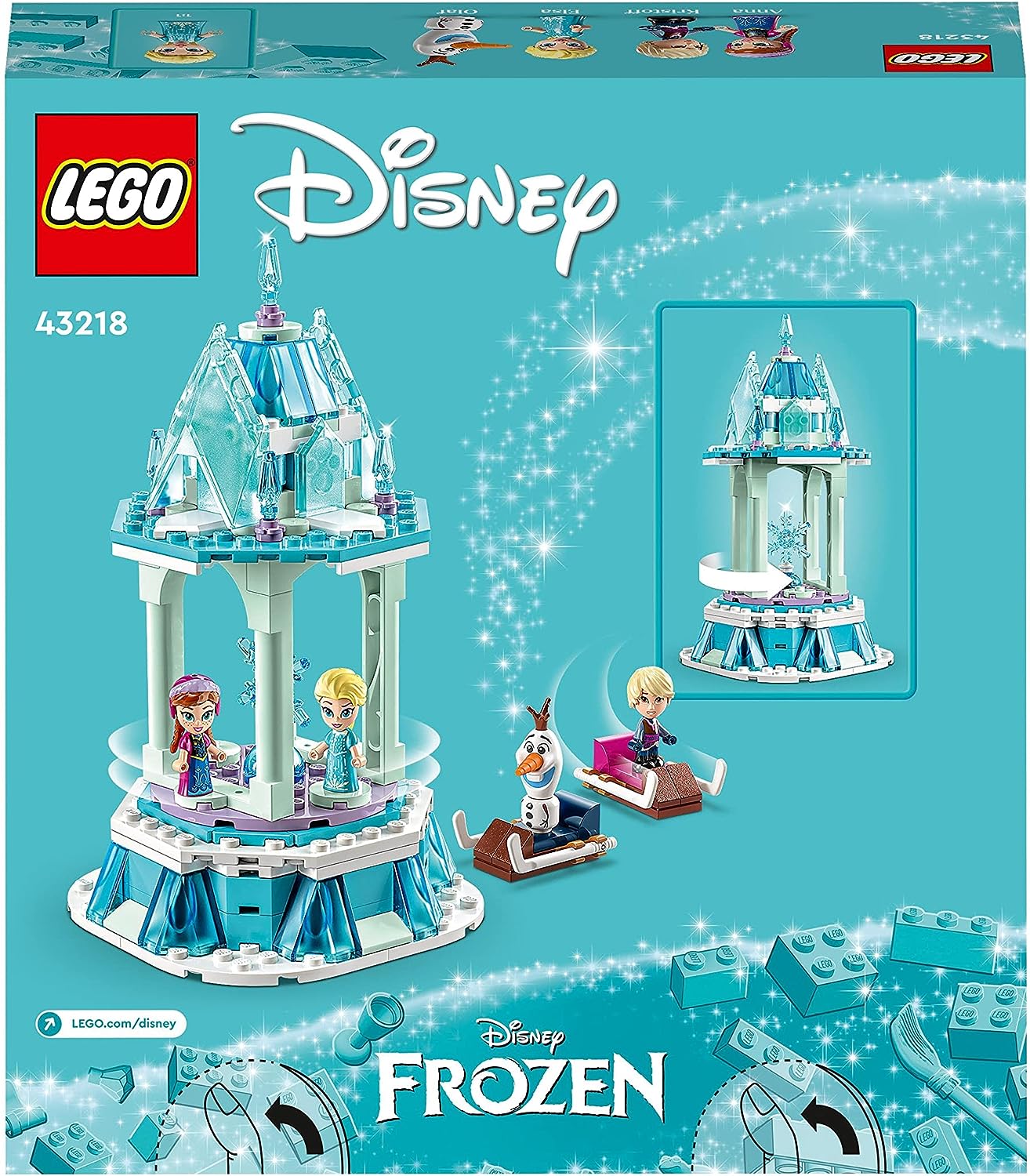 LEGO 43218 Disney Eiskönigin Princess Anna & Elsa Frozen Olaf & Kristoff - NEU OVP