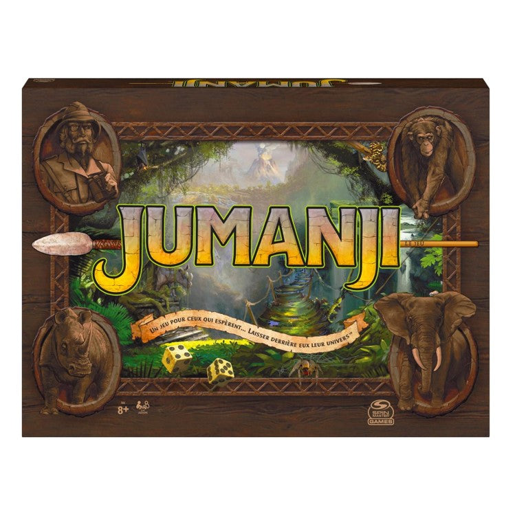 Jumanji Brettspiel (französisch) - Gesellschaftsspiel Familienspiel - B-Ware