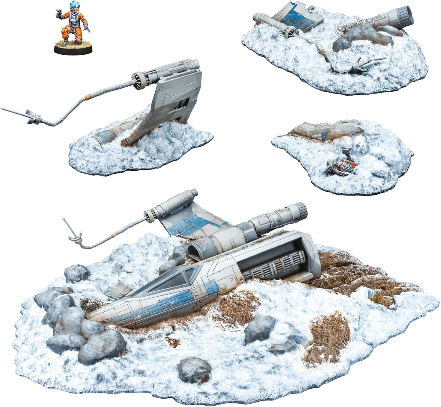 Star Wars Legion abgestürzter X-Flügler Schlachtfeld Erweiterung Tabletop Asmodee