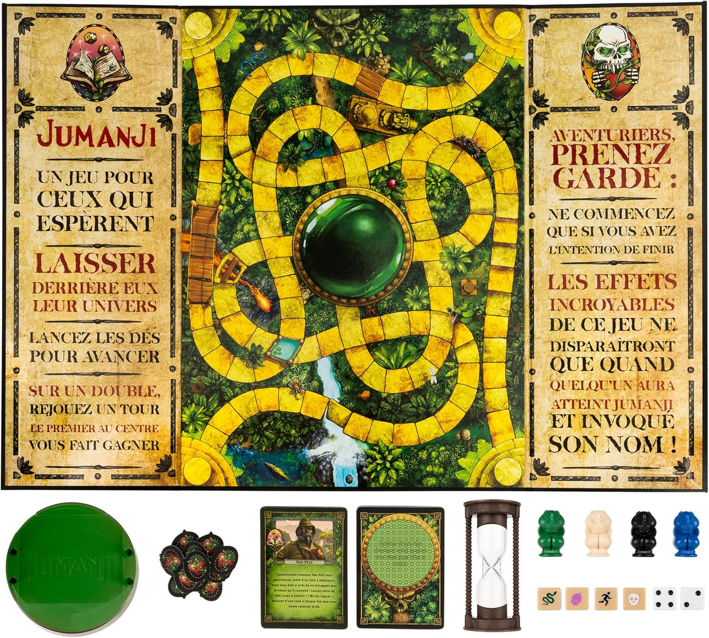 Jumanji Brettspiel (französisch) - Gesellschaftsspiel Familienspiel - B-Ware