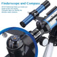Teleskop Kinder Einsteiger 40/400 Astronomisches Fernrohr Refraktor Stativ & Sucherfernrohr