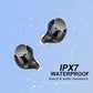 Bluetooth Kopfhörer Sport schwarz In Ear Kabellos 128h IP7 Wasserdicht LED Anzeige