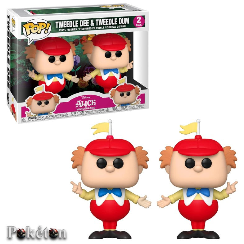 FUNKO POP Disney Alice in Wonderland 2er Pack Tweedle Dee & Tweedle Dum - Vinyl Figur OVP NEU