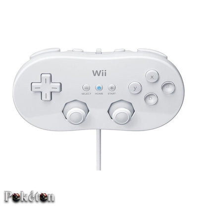 Nintendo Wii Controller Classic & Pro Gamepad - schwarz / weiß - Original