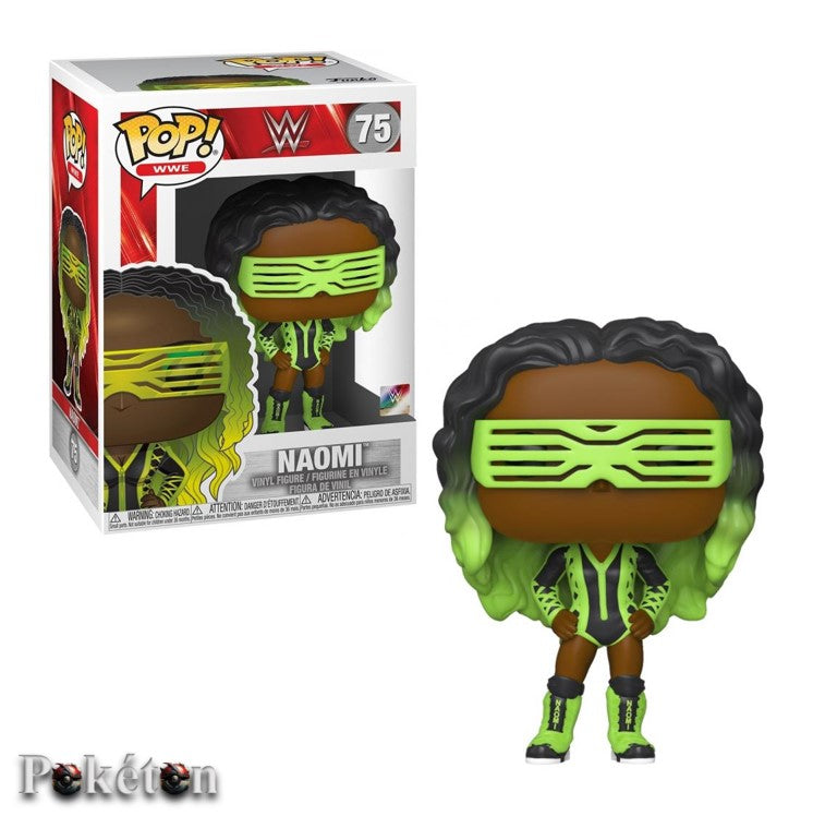 FUNKO POP WWE Wrestling #75 Naomi - Vinyl Figur OVP NEU