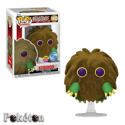 FUNKO POP Yu-Gi-Oh #1455 Kuriboh (Glow & Flocked) Vinyl Figur NEU