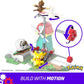 Mega Construx HKT21 - Windmühlen-Farm Bauset 240 Teile Bauset Pikachu Spielzeug