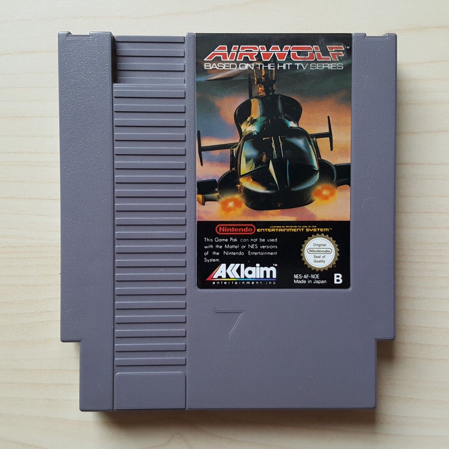 NES Spiel - Airwolf - Nintendo Entertainment System - PAL - sehr gut