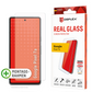 DISPLEX Real Glass for Google Pixel 7a Screen Protector gehärtet inkl Montagerahmen