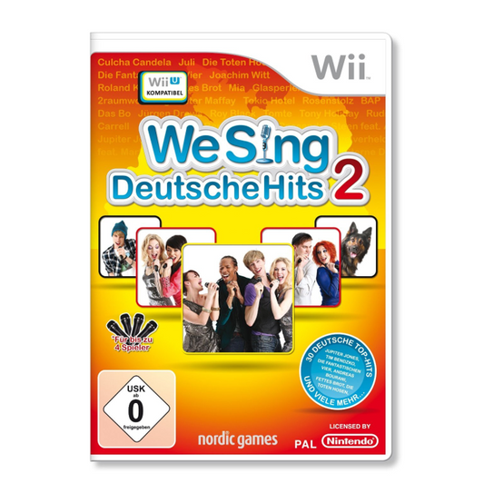 Nintendo Wii - We Sing Deutsche Hits 2 - gebraucht
