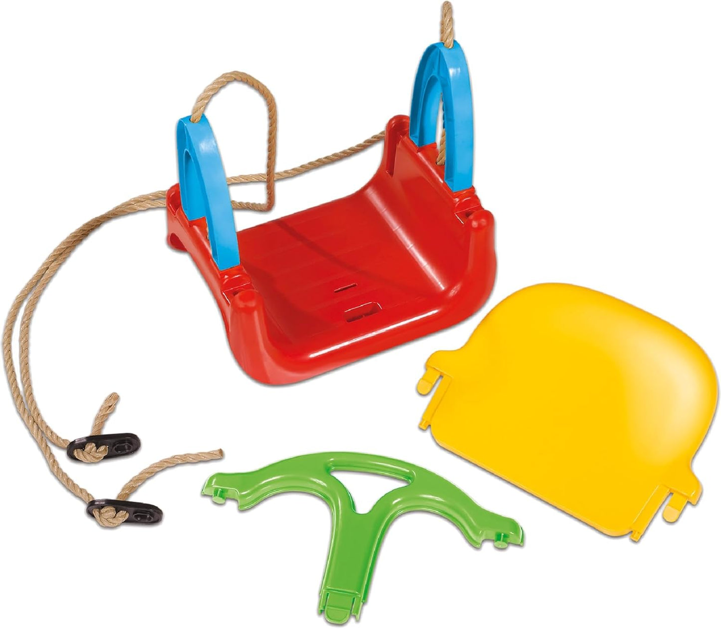 Simba 3 in 1 Schaukel mit Seil (verstellbar für 3 Altersklassen) - Sitzbreite 28cm - B-Ware