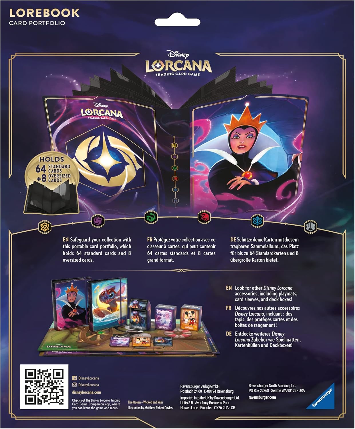 Disney Lorcana Trading Card Game Sammelalbum - Die Böse Königin - Ravensburger