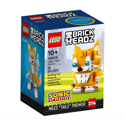 LEGO 40628 & 40627 Brick-Headz - Sonic the Hedgehog & Miles "Tails" Prower