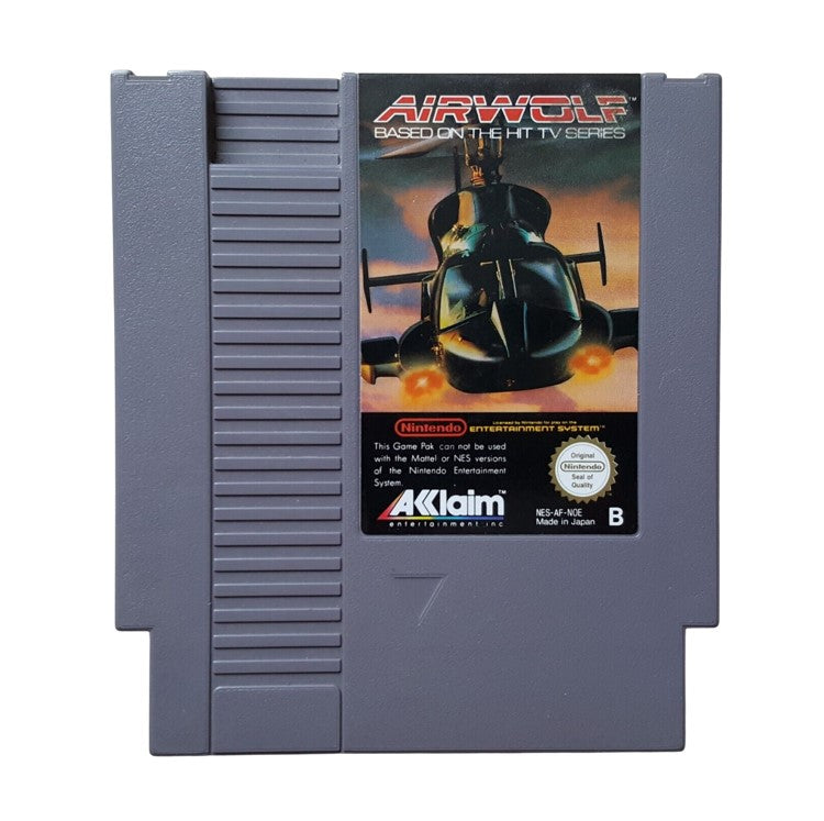 NES Spiel - Airwolf - Nintendo Entertainment System - PAL - sehr gut