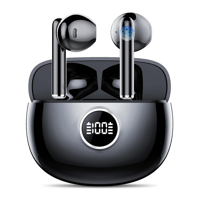 Cascho Bluetooth Kopfhörer In Ear Kabellos 37St Spielzeit IPX7 Wasserdicht LED Anzeige