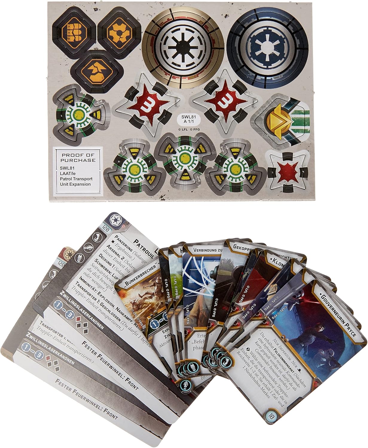 Star Wars: Legion - LAAT/le-Patrouillentransporter Einheit Erweiterung Tabletop