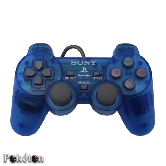 Ps One Ps1 Playstation 1  Classic Controller Dualshock blau transparent - Original Sony