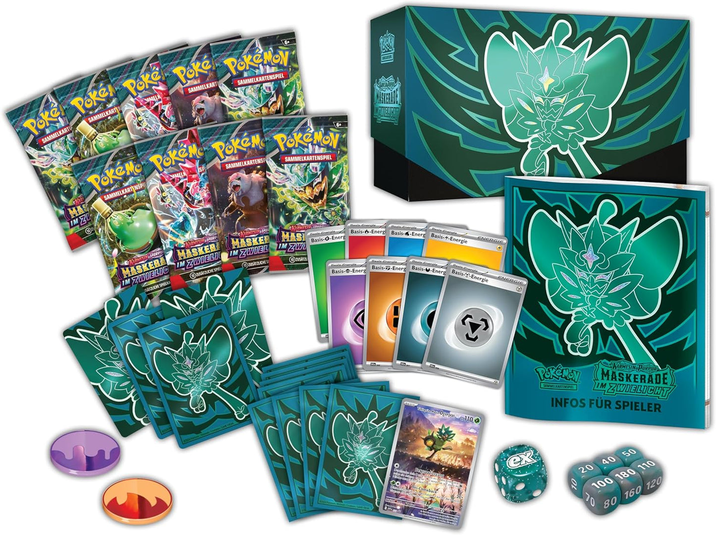 Pokemon TCG KP06 Maskerade im Zwielicht Top Trainer Box ETB TTB - DE deutsch NEU OVP