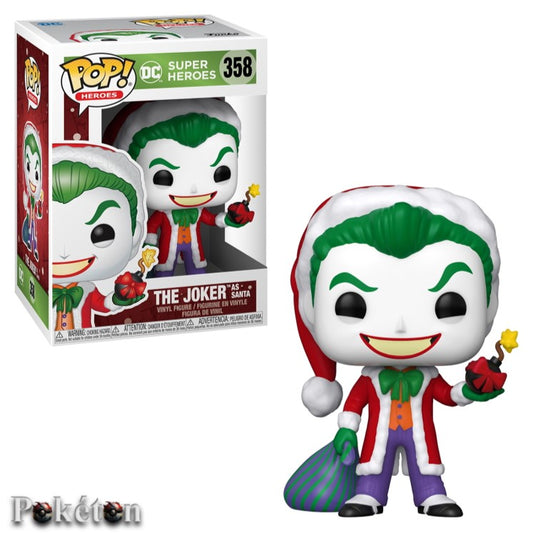FUNKO POP DC #358 The Joker as Santa (Christmas Weihnachten) - Vinyl Figur - Neu