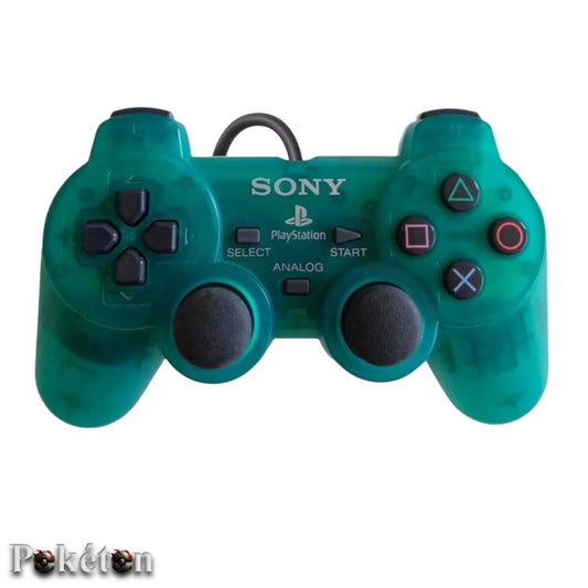Ps One Ps1 Playstation 1  Classic Controller Dualshock grün transparent - Original Sony