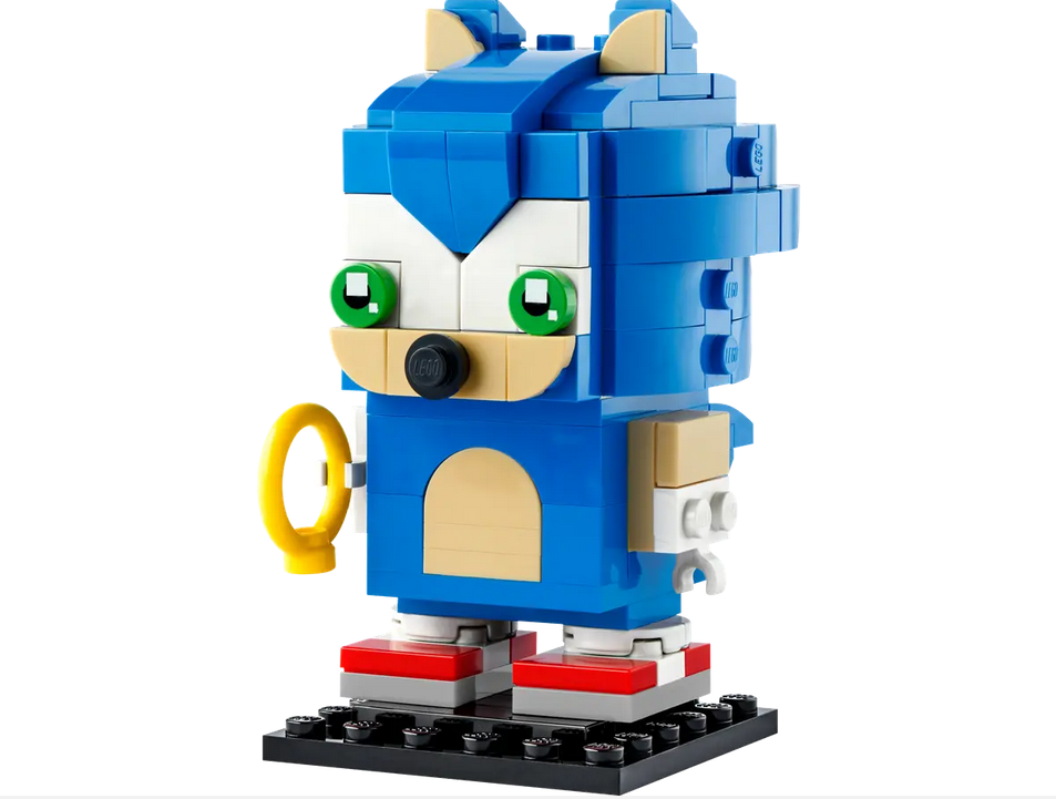LEGO 40628 & 40627 Brick-Headz - Sonic the Hedgehog & Miles "Tails" Prower