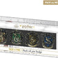 Harry Potter: Hogwarts - die 4 Häuser - Badge Pack Pin Set Buttons aus Metall